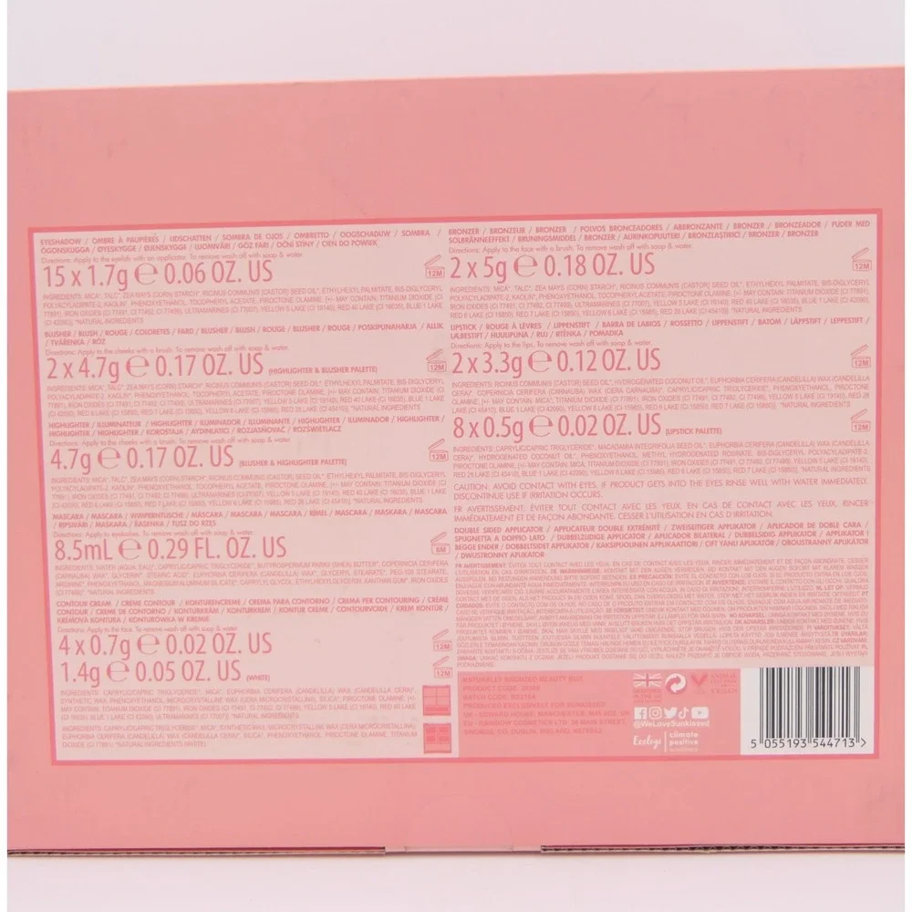 Sunkissed Naturally Bronzed Beauty‎ Box w/ 8 Full Size Items - Vegan & Natural